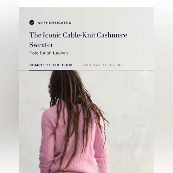 💥 SOLD💥 750$ - THE POLO RALPH LAUREN ICONIC CASHMERE SWEATER - Large - Picture 6 of 12